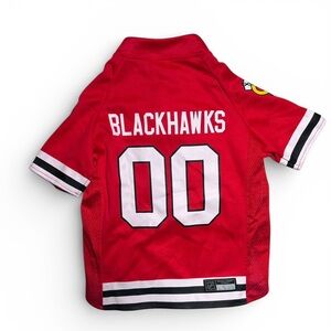 NHL CHICAGO BLACKHAWKS team pet dog jersey size XL NWOT